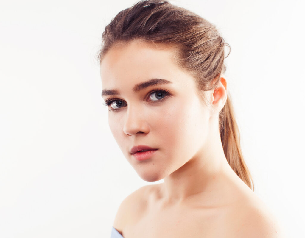 woman with radiant skin